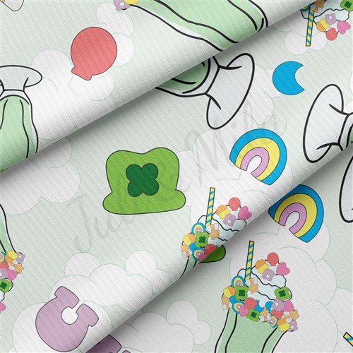 St. Patrick's Day Rib Knit Fabric, RBK1985 & Get a Free $89.99 Embroidery Bundle
