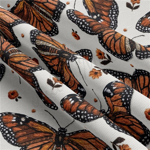 Butterflies Rib Knit Fabric, RBK1978 & Get a Free $89.99 Embroidery Bundle