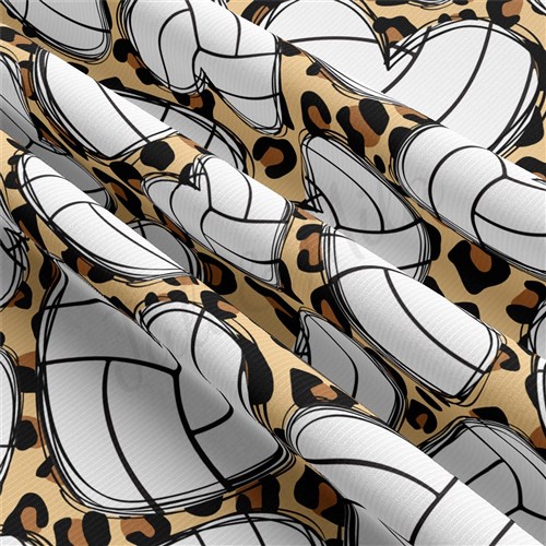 Volleyball Rib Knit Fabric, RBK1996 & Get a Free $89.99 Embroidery Bundle