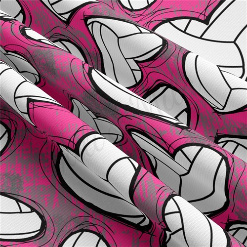 Volleyball Rib Knit Fabric, RBK1992 & Get a Free $89.99 Embroidery Bundle