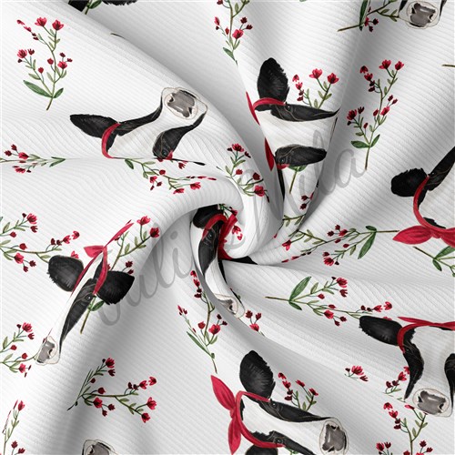 Rib Knit Fabric, Cow & Get a Free $89.99 Embroidery Bundle