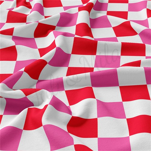 Valentine's Day Double Brushed Polyester Fabric Jersey Stretchy Soft Polyester Stretch Fabric
