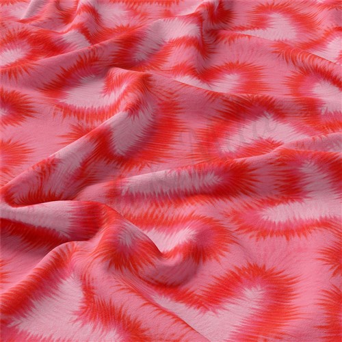 Valentine's Day Double Brushed Polyester Fabric Jersey Stretchy Soft Polyester Stretch Fabric