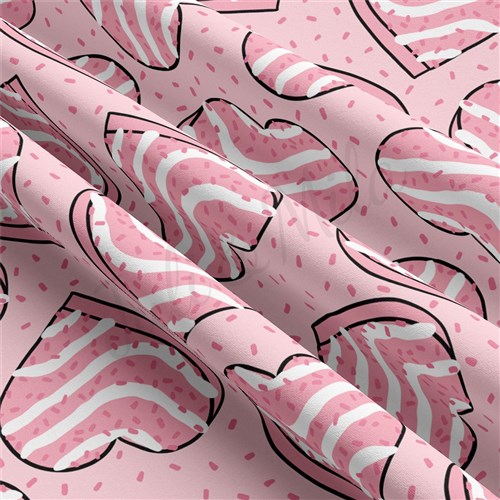 Valentine's Day Double Brushed Polyester Fabric Jersey Stretchy Soft Polyester Stretch Fabric