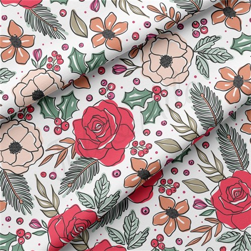 Christmas Double Brushed Polyester Fabric Jersey Stretchy Soft Polyester Stretch Fabric