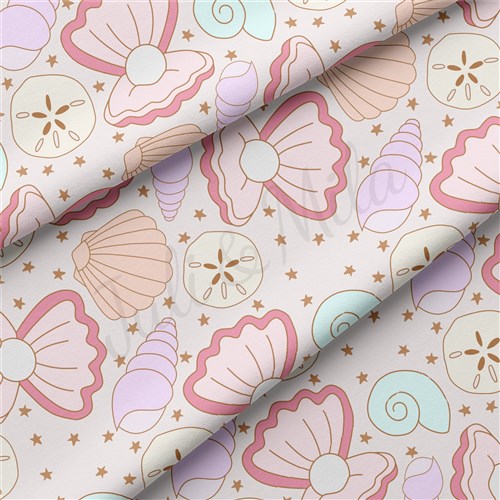 Summer Mermaid Double Brushed Polyester Fabric Jersey Stretchy Soft Polyester Stretch Fabric