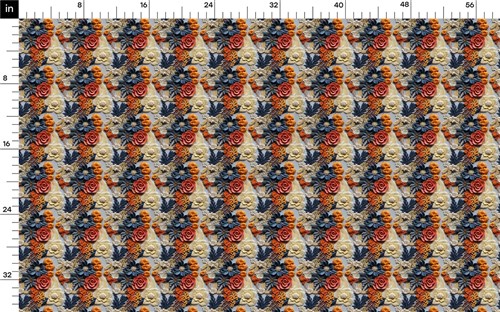 Embroidery Flowers Double Brushed Polyester Fabric Jersey Stretchy Soft Polyester Stretch Fabric