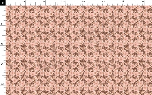 Butterflies Butterfly Double Brushed Polyester Fabric Jersey Stretchy Soft Polyester Stretch Fabric