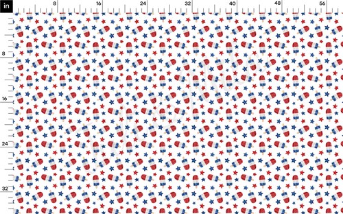 4th of July Patriotic Double Brushed Polyester Fabric Jersey Stretchy Soft Polyester Stretch Fabric