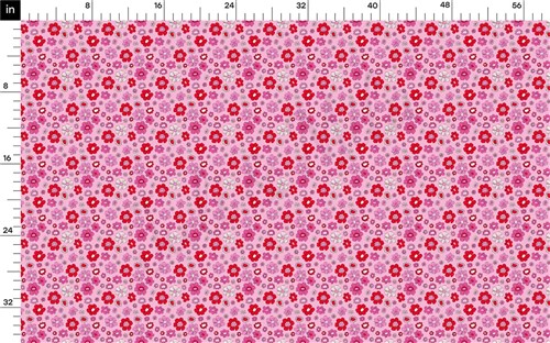 Valentine's Day Double Brushed Polyester Fabric Jersey Stretchy Soft Polyester Stretch Fabric