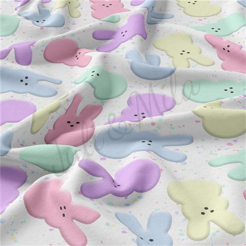 Easter Double Brushed Polyester Fabric Jersey Stretchy Soft Polyester Stretch Fabric