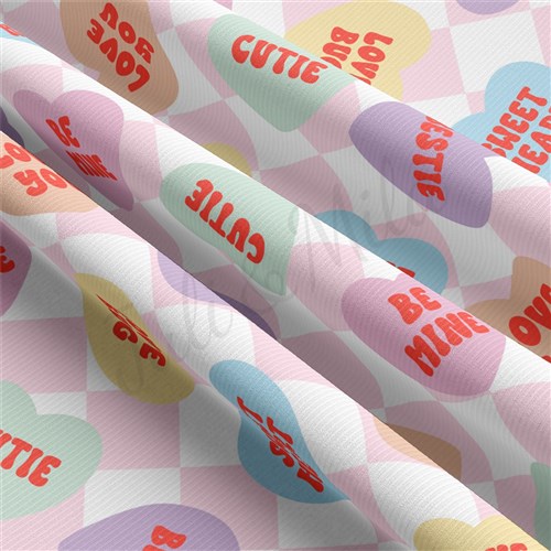 Valentine's Day Rib Knit Fabric, RBK2305 & Get a Free $89.99 Embroidery Bundle