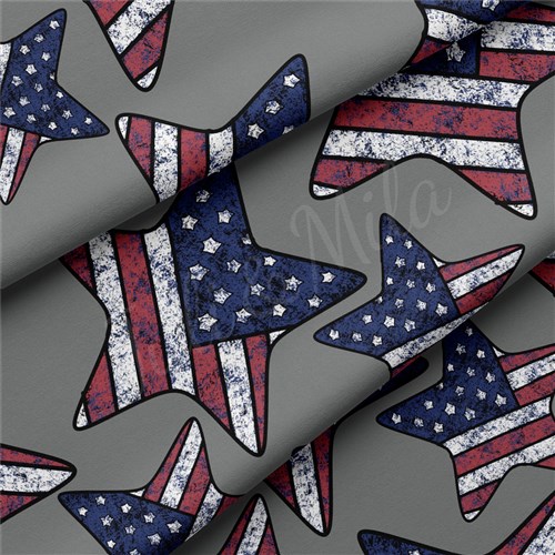 4th of July Patriotic Double Brushed Polyester Fabric Jersey Stretchy Soft Polyester Stretch Fabric