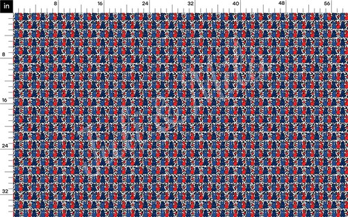 4th of July Patriotic Double Brushed Polyester Fabric Jersey Stretchy Soft Polyester Stretch Fabric
