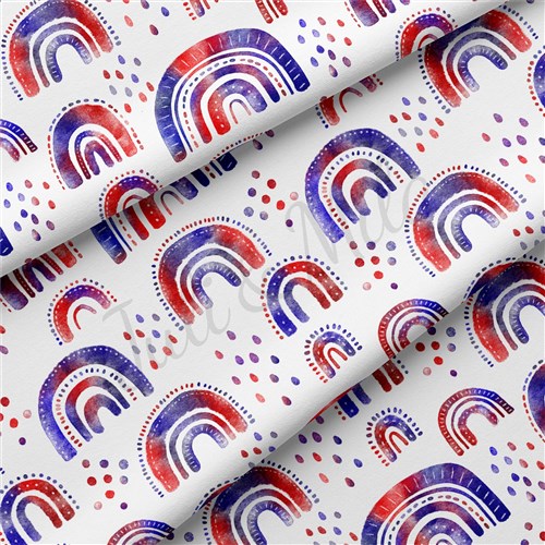 4th of July Patriotic Double Brushed Polyester Fabric Jersey Stretchy Soft Polyester Stretch Fabric