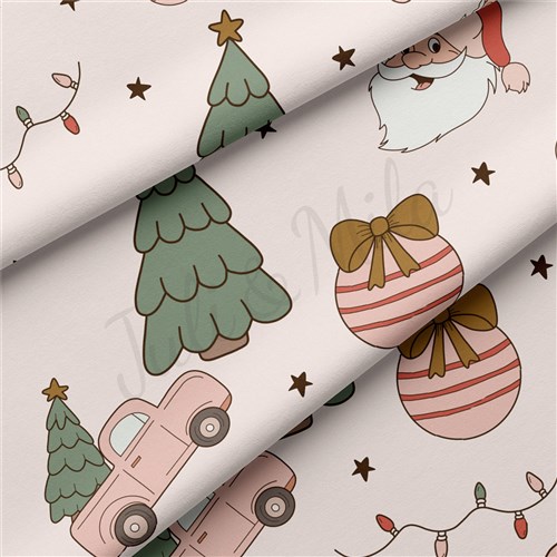 Christmas Double Brushed Polyester Fabric Jersey Stretchy Soft Polyester Stretch Fabric