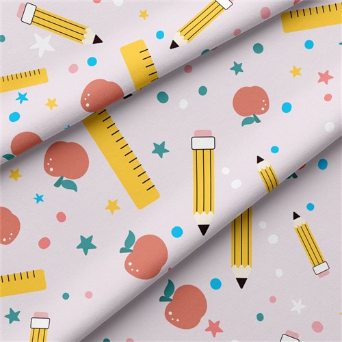 Back to School Double Brushed Polyester Fabric Jersey Stretchy Soft Polyester Stretch Fabric