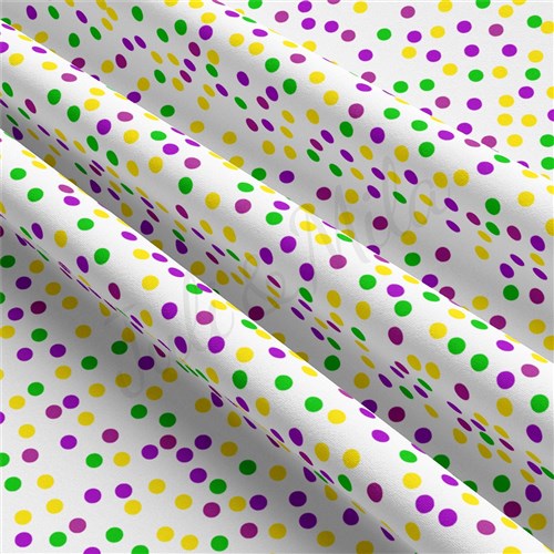 Mardi Gras Double Brushed Polyester Fabric Jersey Stretchy Soft Polyester Stretch Fabric
