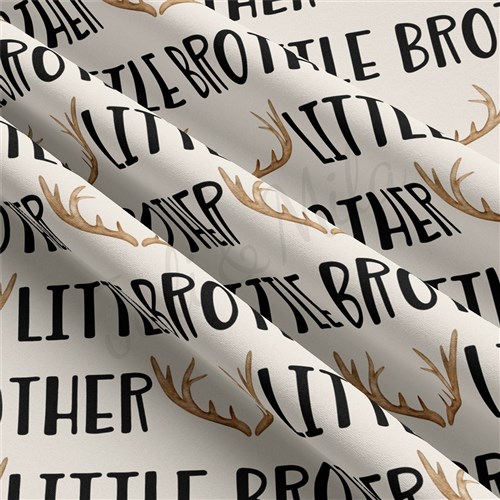 Little Brother Double Brushed Polyester Fabric Jersey Stretchy Soft Polyester Stretch Fabric