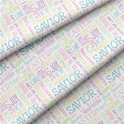 Easter Double Brushed Polyester Fabric Jersey Stretchy Soft Polyester Stretch Fabric