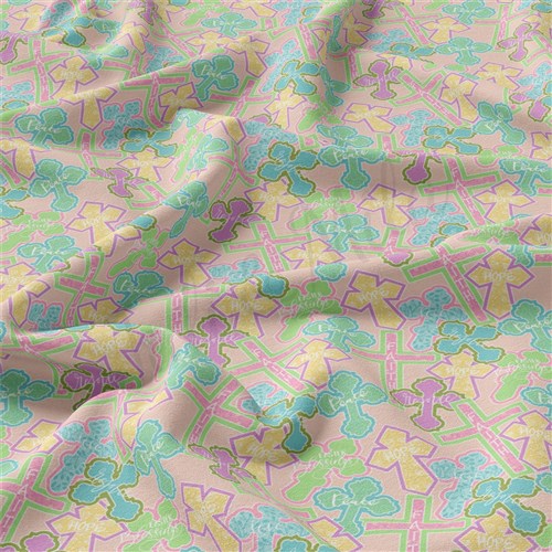 Easter Double Brushed Polyester Fabric Jersey Stretchy Soft Polyester Stretch Fabric