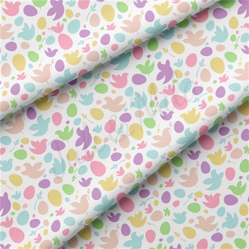 Easter Double Brushed Polyester Fabric Jersey Stretchy Soft Polyester Stretch Fabric