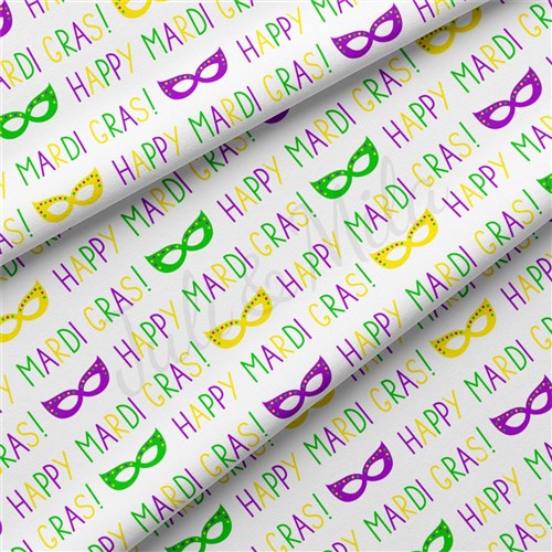Mardi Gras Double Brushed Polyester Fabric Jersey Stretchy Soft Polyester Stretch Fabric