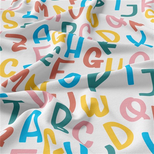 Back to School Double Brushed Polyester Fabric Jersey Stretchy Soft Polyester Stretch Fabric