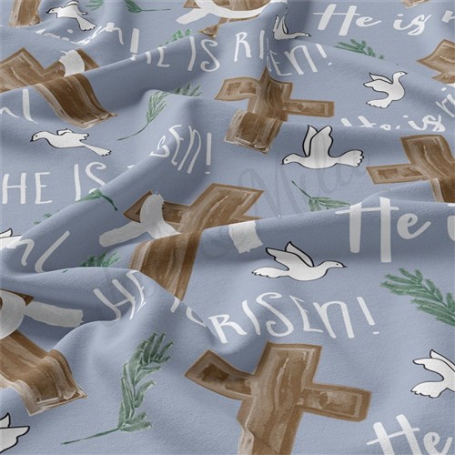 Easter Double Brushed Polyester Fabric Jersey Stretchy Soft Polyester Stretch Fabric