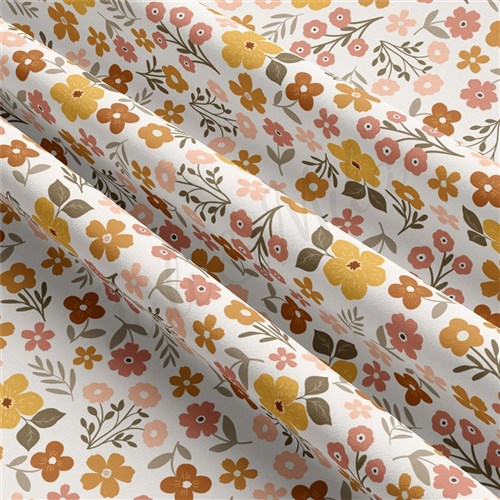 Floral Double Brushed Polyester Fabric Jersey Stretchy Soft Polyester Stretch Fabric