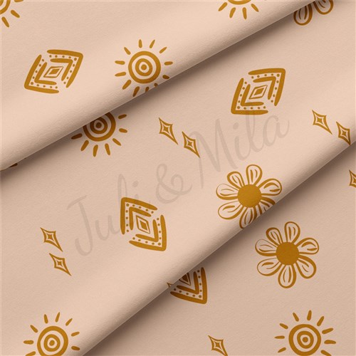 Boho Double Brushed Polyester Fabric Jersey Stretchy Soft Polyester Stretch Fabric