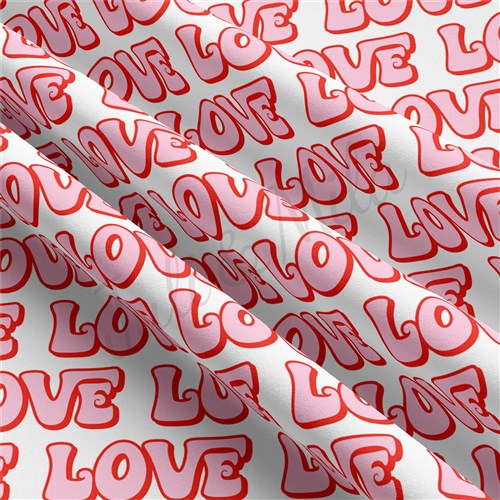 Valentine's Day Double Brushed Polyester Fabric Jersey Stretchy Soft Polyester Stretch Fabric