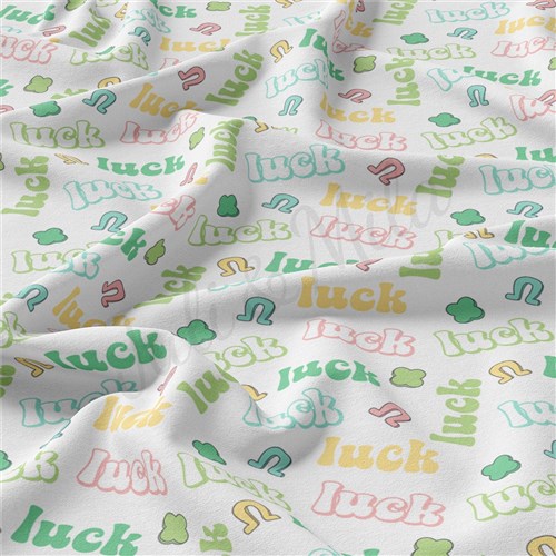St. Patrick's Day Double Brushed Polyester Fabric Jersey Stretchy Soft Polyester Stretch Fabric