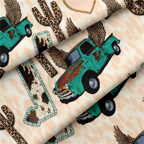 Western Boho Double Brushed Polyester Fabric Jersey Stretchy Soft Polyester Stretch Fabric