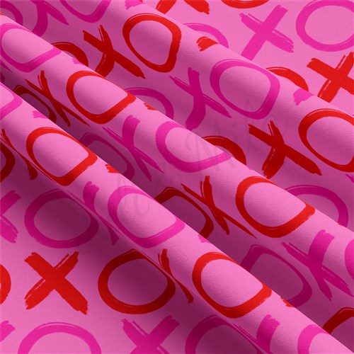 Valentine's Day Double Brushed Polyester Fabric Jersey Stretchy Soft Polyester Stretch Fabric