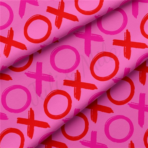 Valentine's Day Double Brushed Polyester Fabric Jersey Stretchy Soft Polyester Stretch Fabric