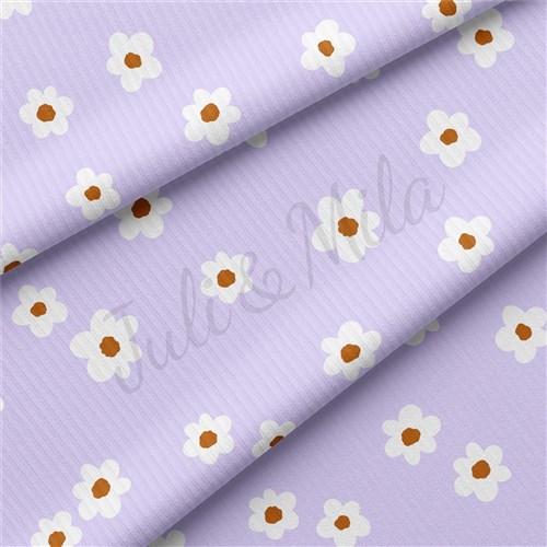 Floral Rib Knit Fabric, RBK1504 & Get a Free $89.99 Embroidery Bundle