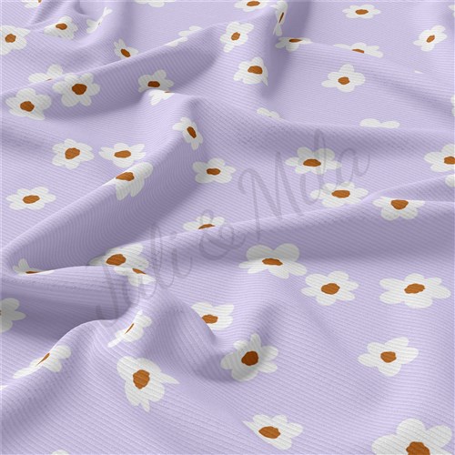 Floral Rib Knit Fabric, RBK1504 & Get a Free $89.99 Embroidery Bundle