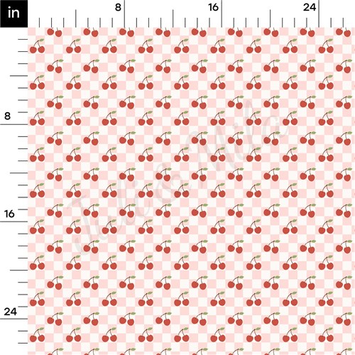Cherries Cherry Double Brushed Polyester Fabric Jersey Stretchy Soft Polyester Stretch Fabric