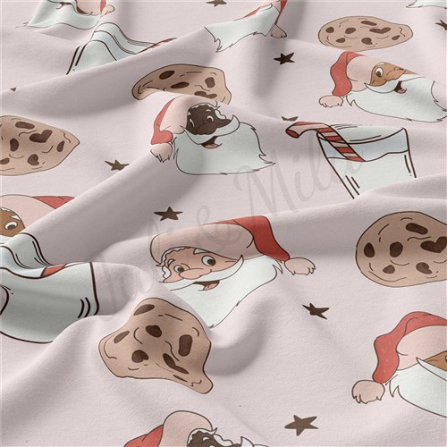 Christmas Double Brushed Polyester Fabric Jersey Stretchy Soft Polyester Stretch Fabric