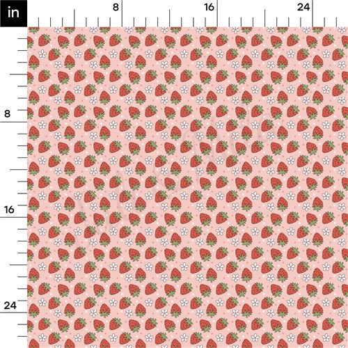 Strawberry Double Brushed Polyester Fabric Jersey Stretchy Soft Polyester Stretch Fabric