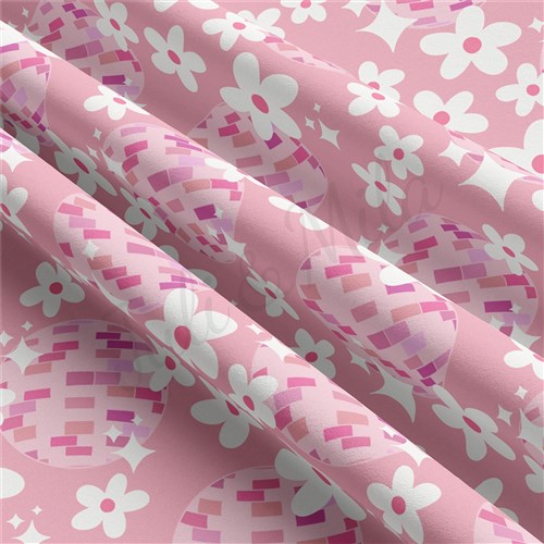 Floral Flowers Double Brushed Polyester Fabric Jersey Stretchy Soft Polyester Stretch Fabric