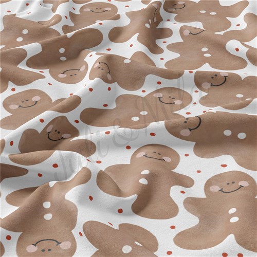 Christmas Double Brushed Polyester Fabric Jersey Stretchy Soft Polyester Stretch Fabric