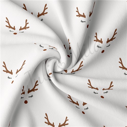 Christmas Double Brushed Polyester Fabric Jersey Stretchy Soft Polyester Stretch Fabric