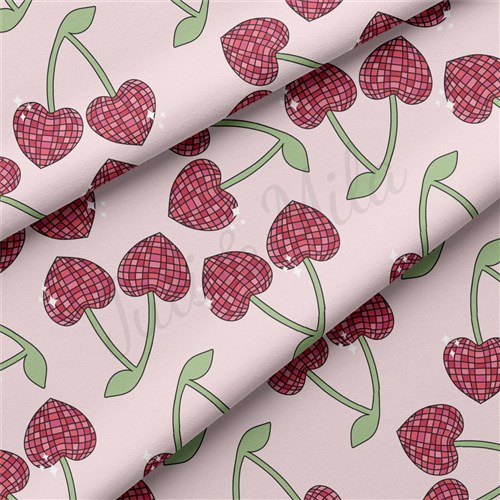 Valentine's Day Double Brushed Polyester Fabric Jersey Stretchy Soft Polyester Stretch Fabric