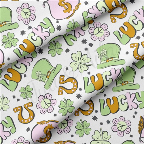 St. Patrick's Day Double Brushed Polyester Fabric Jersey Stretchy Soft Polyester Stretch Fabric