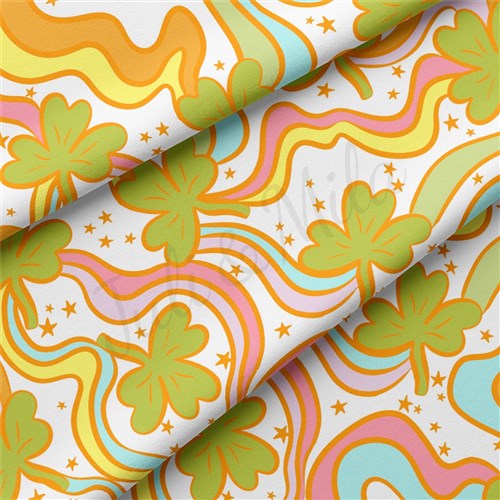 St. Patrick's Day Double Brushed Polyester Fabric Jersey Stretchy Soft Polyester Stretch Fabric