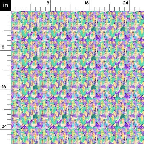 Mardi Gras Double Brushed Polyester Fabric Jersey Stretchy Soft Polyester Stretch Fabric