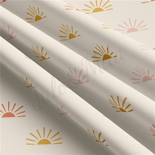 Boho Western Double Brushed Polyester Fabric Jersey Stretchy Soft Polyester Stretch Fabric