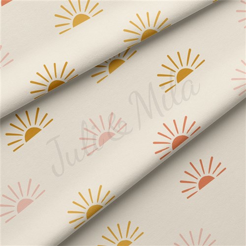 Boho Western Double Brushed Polyester Fabric Jersey Stretchy Soft Polyester Stretch Fabric